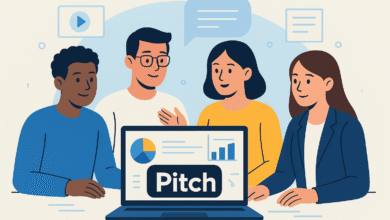 أداة Pitch لإنشاء العروض التقديمية