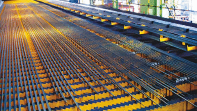 حديد تسليح ملون عازل للصدأ: ابتكار هندسي يحمي المنشآت